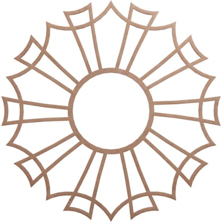 Ekena Millwork Augustus Wood Fretwork Pierced Ceiling Medallion, Wood (Paint Grade), 32"OD x 11 1/4"ID x 3/8"T CMWP32X32X0375AUMF